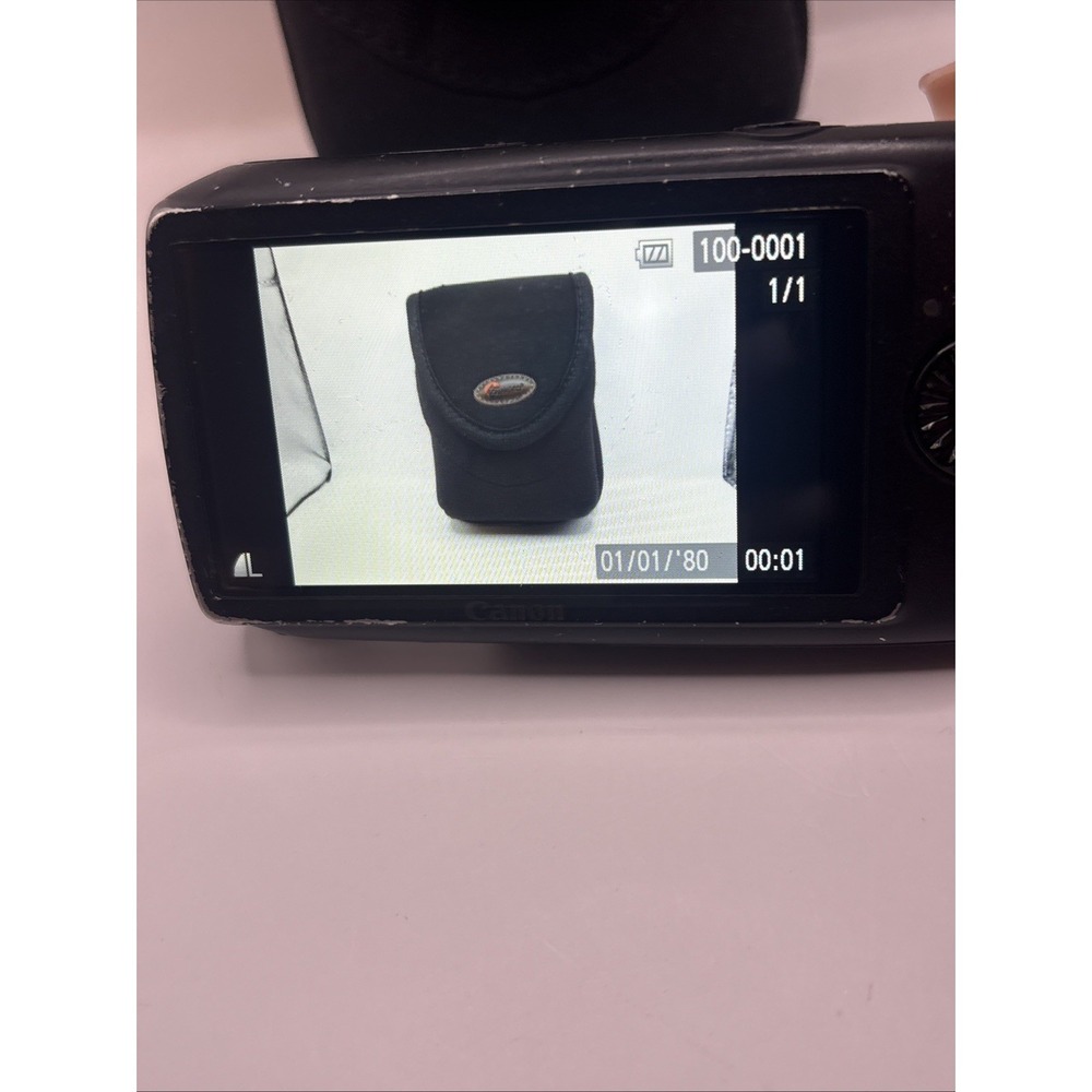 Canon PowerShot SD 4000 IS Digital ELPH 10MP Black Digital Camera Bundle Tested - Picture 14 of 16